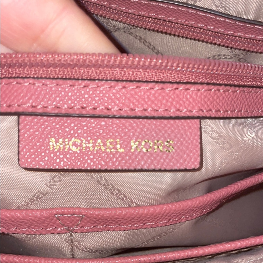 Michael Kors Coral Pink Tote Bag - Picture 5 of 15